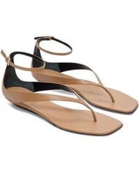 Loulou de Saison - Zio Ankle-Strap Flat Sandals - Lyst