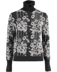 Ballantyne - Rollkragenpullover mit Blumen-Print - Lyst
