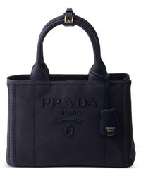 Prada - Petit Sac En Toile Jardini En Re-Coton - Lyst
