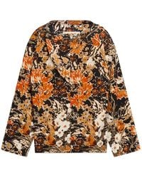 Marni - Haut En Cloqué À Imprimé Extreme Bouquet - Lyst