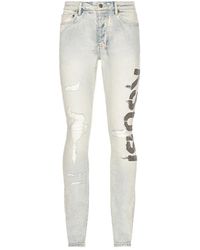 Ksubi - Jeans Skinny Con Effetto Vissuto - Lyst