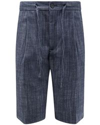 Hevò - Drawstring Pleated Shorts - Lyst