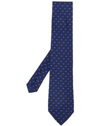 Etro Cravatta con stampa - Blu
