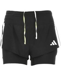 adidas - Adizero Gestreepte Shorts - Lyst