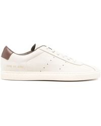 Common Projects - Baskets En Cuir À Contrefort Contrastant - Lyst