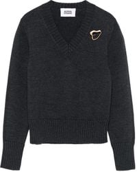 Alpha Studio - Maglione Con Scollo A V - Lyst