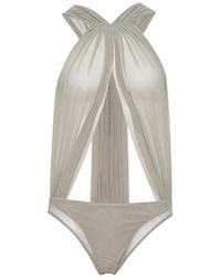 Rick Owens - Miami Draped-Design Bodysuit - Lyst