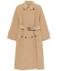 Weekend by Maxmara - Virgin Wool Double-Breasted Coat - Lyst