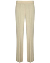 120% Lino - Pressed-Crease Trousers - Lyst