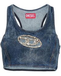 DIESEL - Top With Decoration - Lyst