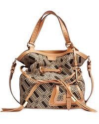 Lancel - Premier Flirt Geometric-Pattern Bucket Bag - Lyst