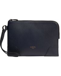 Lancel - Leren Clutch Met Ritssluiting - Lyst
