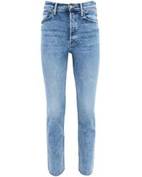 Mother - The Tomcat High Waist Straight Jeans - Lyst