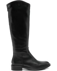 Julie Dee - Knee-High Leather Boots - Lyst
