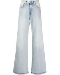DIESEL - 1978 Flared Wide-leg Jeans - Lyst