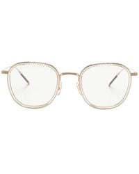 Oliver Peoples - Tk-9 Brille Mit Rundem Gestell - Lyst