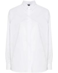 Pinko - Hemd Aus Popeline Mit Logo - Lyst