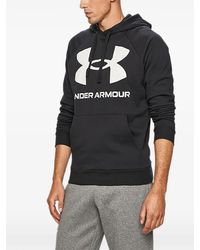 Under Armour - Rival Logo-Print Hoodie - Lyst