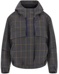 Tela - Niki Check-Pattern Jacket - Lyst