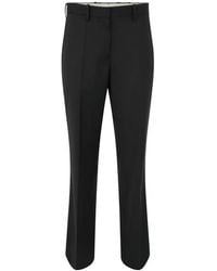 Helmut Lang - Pantalon En Laine Vierge À Coupe Droite - Lyst