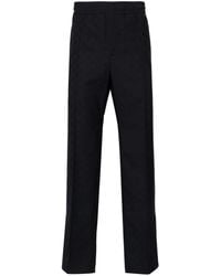 Gucci - Jacquard Drawstring Tapered Trousers - Lyst