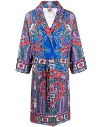 Etro - Paisley-Print Cotton Robe - Lyst