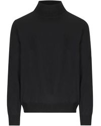 Tagliatore - Roll-Neck Ribbed-Trim Sweater - Lyst