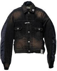 Maison Mihara Yasuhiro - Panelled Denim Jacket - Lyst