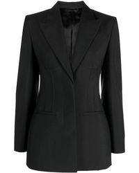 Givenchy - Concealed Single-Breasted Blazer - Lyst