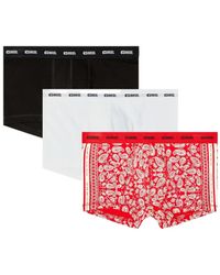 DIESEL - Boxers Damien À Bande Logo (Lot De Trois) - Lyst
