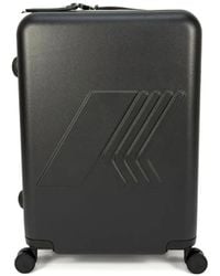 K-Way - Embossed-Logo Four-Wheel Luggage - Lyst