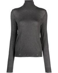 Zadig & Voltaire - Bobby Distressed-Effect Cashmere Jumper - Lyst