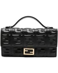 Fendi - Enbossed Leather Mini Bag - Lyst