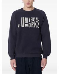 Universal Works - Graphic Crew-Neck Sweatshirt - Lyst