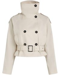 Karl Lagerfeld - Veste À Coupe Crop - Lyst