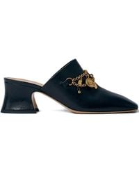 Chloé - 80Mm Charm-Embellished Heeled Mules - Lyst