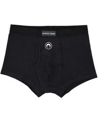 Marine Serre - Logo Organic Cotton Boxer Brief - Lyst