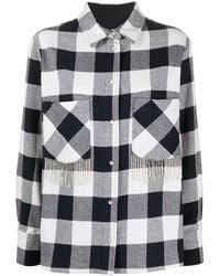 Woolrich - Fringed Check Shirt - Lyst