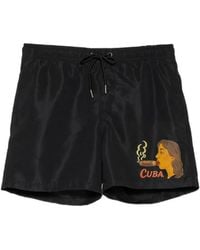 Melt - Drawstring Graphic Shorts - Lyst