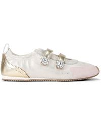 Kurt Geiger - Islington Crystal-Embellished Sneakers - Lyst
