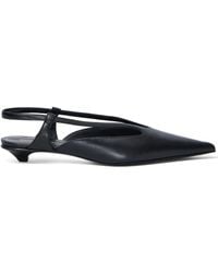 Proenza Schouler - Slingback Leather Pumps - Lyst