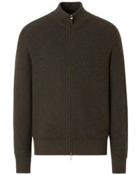 ZEGNA - Dark And Dark Cashseta Full Zip Cardigan - Lyst