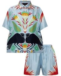Etro - X Baby Tooth Graphic-Print Silk-Satin T-Shirt - Lyst