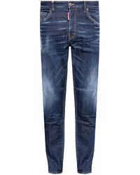 DSquared² - Katoenen Jeans Met Logopatch - Lyst