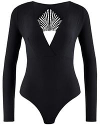 Aubade - Les Bodys Long-Sleeve Bodysuit - Lyst