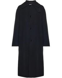 Moncler - Buttoned Single-Breasted Coat - Lyst