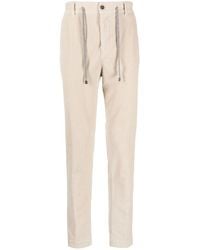Peserico - Pantaloni A Coste Con Coulisse - Lyst