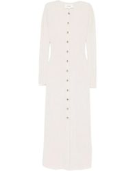 Ba&sh - Anisa Button-Up Ribbed Maxi Dress - Lyst