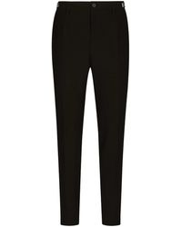 Dolce & Gabbana - Pressed-Crease Tailored Trousers - Lyst