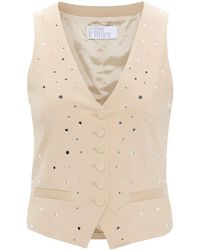 GIUSEPPE DI MORABITO - Rhinestone-Embellishment Twill Vest - Lyst